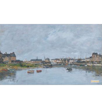 The Port Of Trouville 1880
