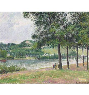 The Cours-La-Reine At Rouen Grey Weather