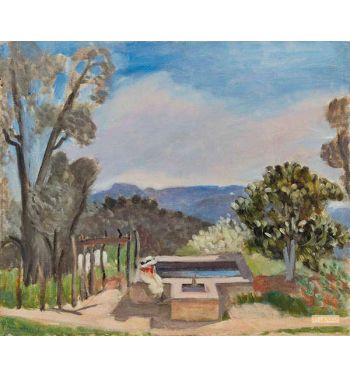 The Fishpond (Landscape Of Provence) 1923