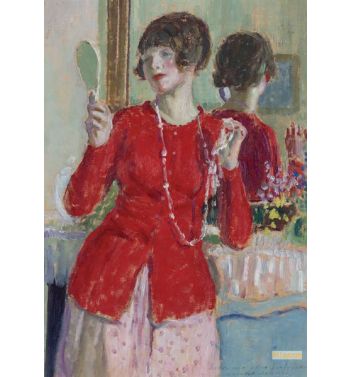 Woman With A Mirror