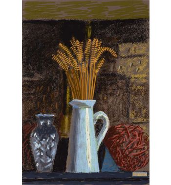 Glass Vase, Jug And Wheat, 2020