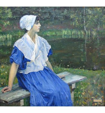 Girl By The Pond Girl