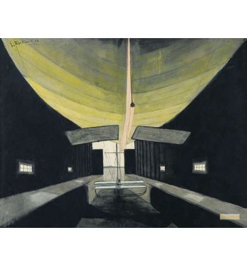 Airship In The Hangar