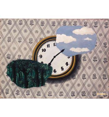 Composition With Clock, Sky And Forest, 1928