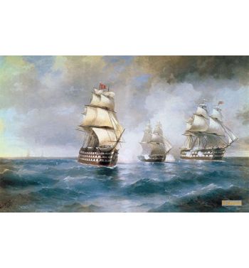 Brig Mercury Attacked By Two Turkish Ships 1892