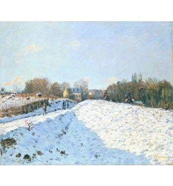 Effect Of Snow At Argenteuil 1874
