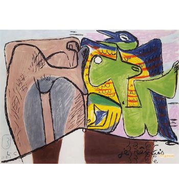Unit, Plate 3, Set Of 2, 1965