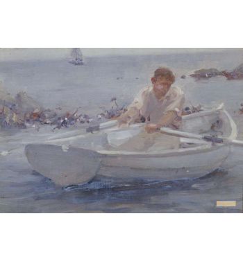 Man In A Rowing Boat 1907