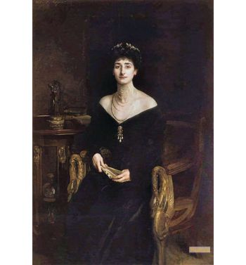 Portrait Of Mrs Ernest G Raphael N233;E Florence Cecilia Sas
