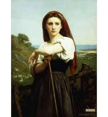 Young Shepherdess; Jeune Bergere, 1868