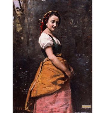 Young Woman In The Woods
