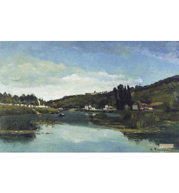 The Banks Of The Marne At Chennevieres