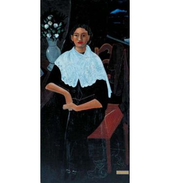 Madame Derain In A White Shawl C1920