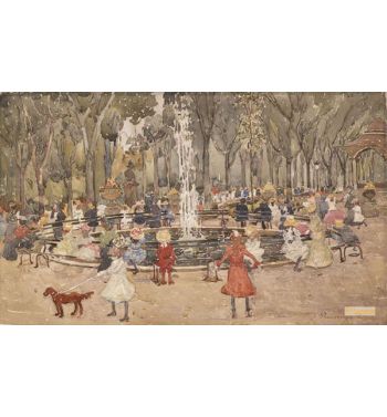 In Central Park, New York, c1900 03