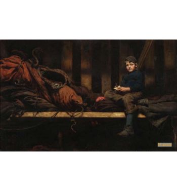 Dinner Time Ambrose Rouffignac In The Sail Loft 1883