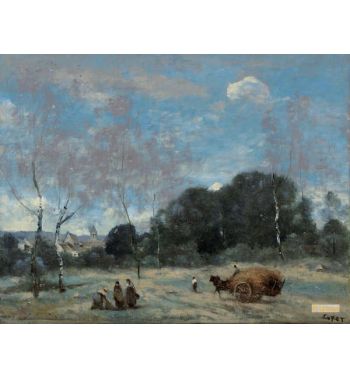 La Rentree Des Foins A Marcoussis 1870 74