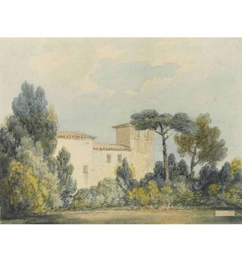 Arno A Villa Among Trees And Bushes