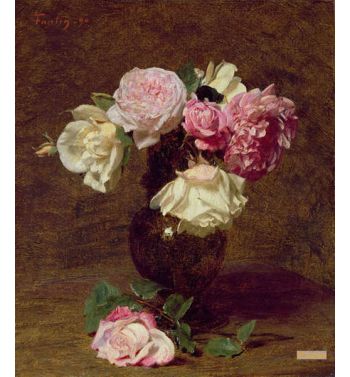 White And Pink Roses