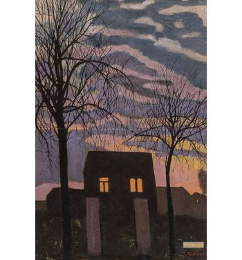 House At Dusk