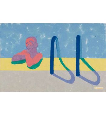 Gregory In The Pool E, Paper Pool 4, 1978