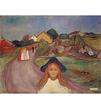 Road In Aasgaardstrand, 1901