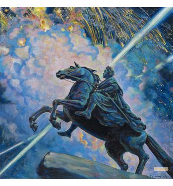 Fireworks The Bronze Horseman