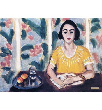 Woman Reading With Peaches 1923