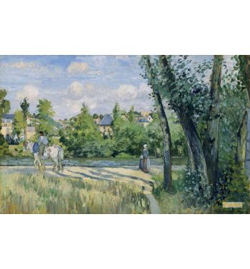 Sunlight On The Road Pontoise