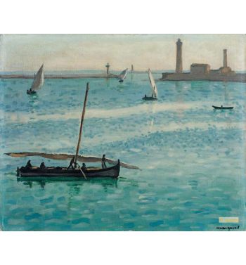 The Breeze Over The Port Of Sète
