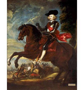 Cardinal-Infante Ferdinand On Horseback In The Battle Of Noerdlingen