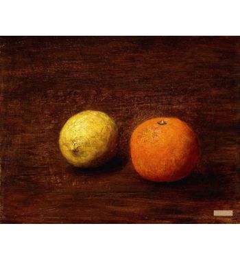 Still Life, Lemon And Orange