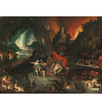 Aeneas And The Sibyl In The Underworld 1630S