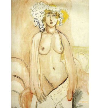 Antoinette With Plumed Hat 1919
