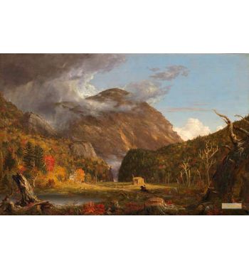 A View Of The Mountain Pass Called The Notch Of The White Mountains Crawford Notch