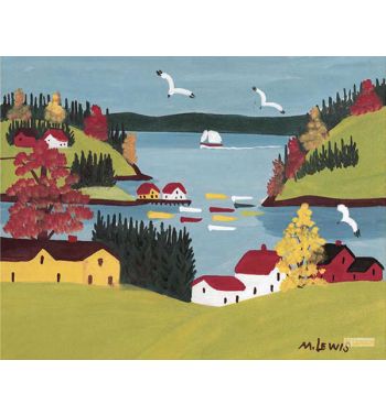 Coastal Scene With Gulls