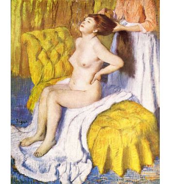 Woman Having Her Hair Combed 1885