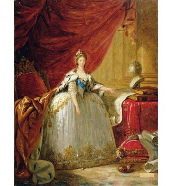 Portrait Of The Dowager Tsarina Maria Feodorovna 1759 1828