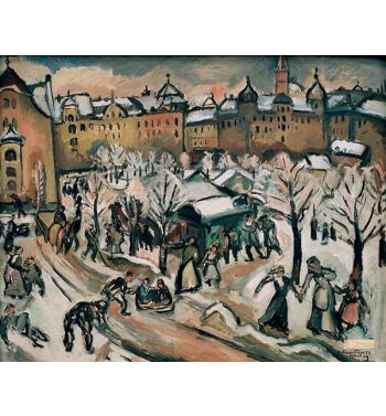 Snow In Munich