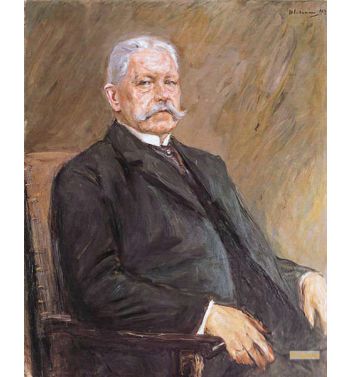 Portret Van Paul Von Hindenburg