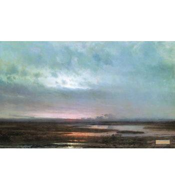 Sundown Over A Marsh