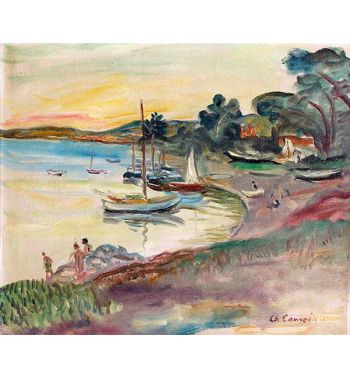 The Beach Of The Canoubiers In Saint Tropez