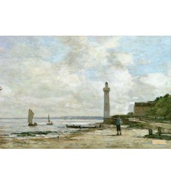 Lighthouse At Honfleur 1864 66