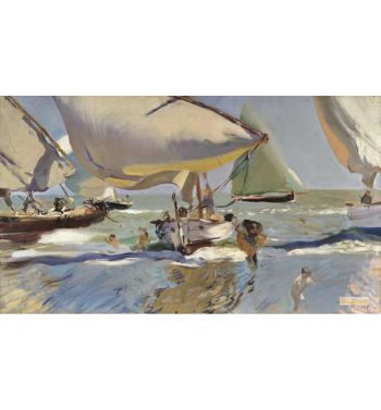 Boats On The Shore 1909