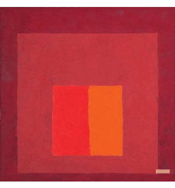 Color Study For Homage To The Square, 1976