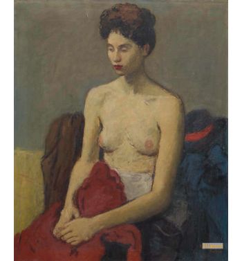 Half Clothed Nude