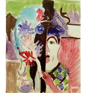 Woman With Flowers