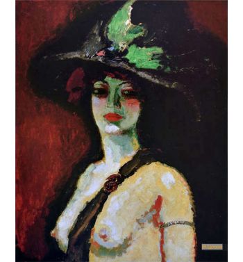 Woman With Large Hat