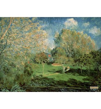 The Garden Of Hoschede Family 1881
