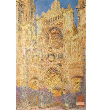 Rouen Cathedral At Sunset