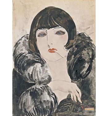 Portrait Of A Woman With Cigarette